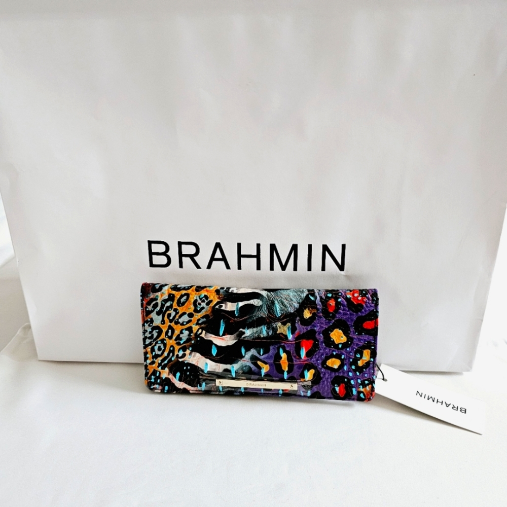 NWT Brahmin Stampede Melbourne Ady Wallet - Picture 12 of 15